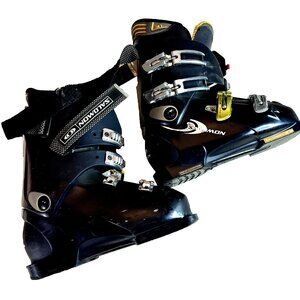 Salomon X-Wave 8.0 3D Buckle, 315mm Black Downhill Ski Boots Custom‎ Fit
